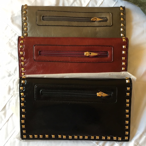 Studded Clutch Purse - Picture 1 of 8